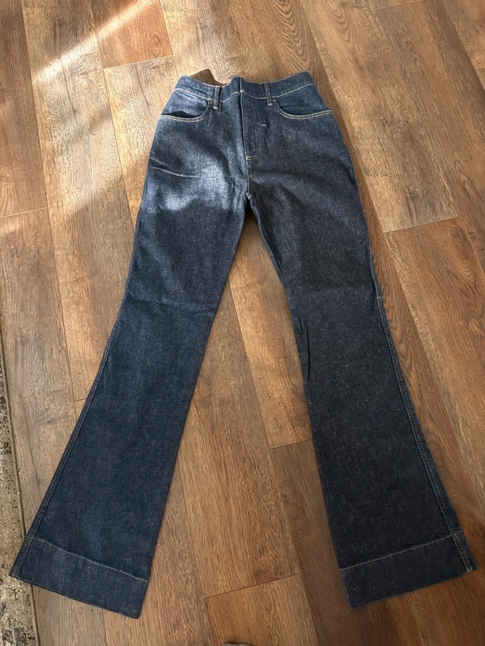 Women's Dark Blue Flare Jeans